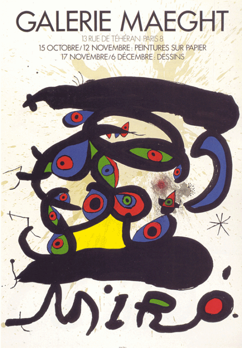31228416595_2b2b36ba5a_o Miró peintures sur papier dessins, galerie Maeght