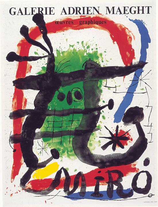 Orginalaffischer av Joan Miró