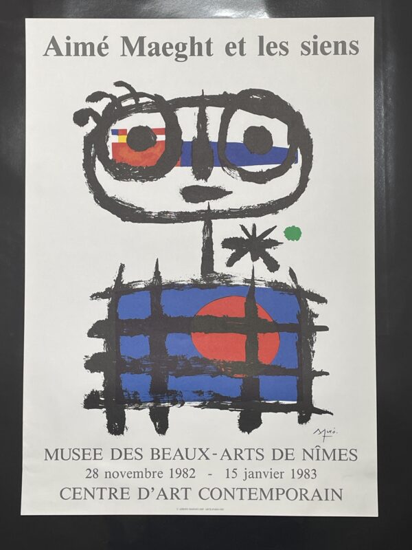 Aimé Maeght et les siens av Joan Miró Orginalaffisch av Joan Miró