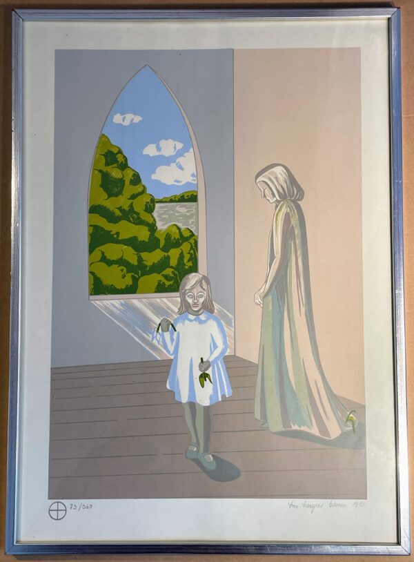 Litografi av Ann Margret Olsson