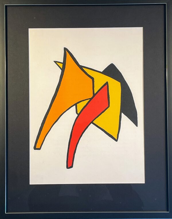 Litografi av Alexander Calder