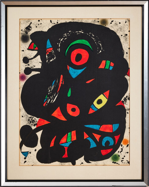 Litografi av Joan Miró